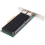 Digitus - 2-port - Netwerkkaart - - 10 Gbit/s, PCI Express, Intel® X540-BT2-controller