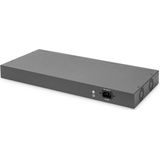 DIGITUS - 18-poorts Fast Ethernet PoE Netwerkswitch - 250W - 19 Inch