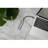 Digitus DA-70246 USB 3.1 Hub - 4 Poorten - Aluminium - Donkergrijs