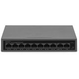 Digitus - DN-95357 - Netwerk Switch - 8 + 2 Poorten - 10/100/1000 MBit/s - PoE-functie