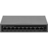 Digitus - DN-95357 - Netwerk Switch - 8 + 2 Poorten - 10/100/1000 MBit/s - PoE-functie