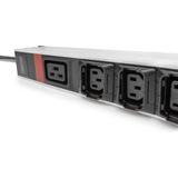 DIGITUS - PDU Basic IT - Driefasig 16A - 24 x C13 - 3 x C19 - Netsnoer 3 m