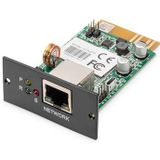 DIGITUS SNMP-kaart - voor DIGITUS OnLine UPS-systemen DN-170xxx - toegang op afstand & bewaking - waarschuwingen via e-mail - 1x RJ45-poort - Plug & Play