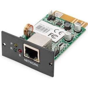 Digitus - DN-170xxx - SNMP-kaart - Voor OnLine UPS-systemen - Controle en Monitoring