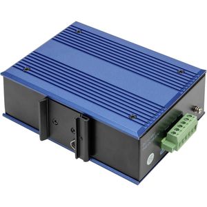 Digitus - DN-651136 - Industriële Ethernet Schakelaar - Zwart - 8 Poorten - Robuuste Behuizing