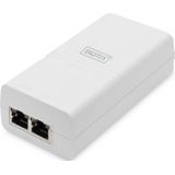 DIGITUS Gigabit Ethernet PoE Injektor, 802.3af, Weiss 802.3af, 15,4 W kleines Gehäuse, Weiss