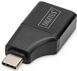 Digitus - USB Type-C Adapter - Zwart - HDMI Type-A - 4K@30Hz, Aluminium Behuizing