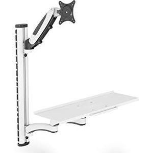 Digitus DA-90451 Monitor-wandbeugel 1-voudig 5,1 cm (2) - 304,8 cm (120) Zwart, Wit Uittrekbaar, Draaibaar, In hoogte verstelbaar, Kantelbaar, Kantelbaar en