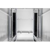 Varioflex-N - Netwerkschranken - Metalen Frame - 4 mm Gehard Glas