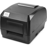 DIGITUS - Thermische Transfer Labelprinter - Zwart - 200 DPI - 127mm/s Printsnelheid - USB, RS-232, Ethernet