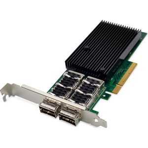 Digitus - DN-10190 - Netwerkadapter - Groen - Dual Port 40G QSFP