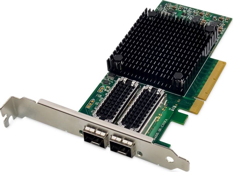Digitus - Netwerkadapter - Dual Port 25G SFP28 - Zwart - PCI Express 3.0