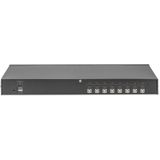 Digitus - DS-12910 - HDMI KVM-Switch - Zwart - 8-poorts - 4K @30Hz