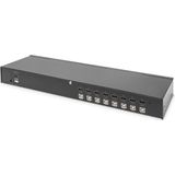 Digitus - DS-12910 - HDMI KVM-Switch - Zwart - 8-poorts - 4K @30Hz