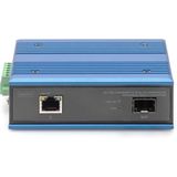 Digitus - DN-652104-1 - Mediaconverter - Zwart - 10/100/1000Base-TX naar 1000Base-FX