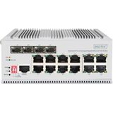 DIGITUS - PoE Netwerk Switch - 12-poorts Gigabit Ethernet - Wit - L2 Managed