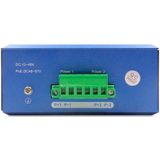 DIGITUS - Industriële Switch - 10 Poorten - Gigabit Ethernet - Zwart/Blauw