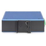 Digitus - Fast Ethernet Industrial - Switch - Zwart - 8+2 Poorten, 100 Mbps, 2 Gigabit SFP-slots