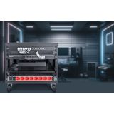 Digitus DN-48000 rack 8U Vrijstaande rek Zwart