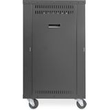 Digitus DN-48001 rack 16U Vrijstaande rek Zwart