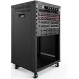 Digitus DN-48001 rack 16U Vrijstaande rek Zwart