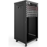 Digitus DN-48002 rack 21U Vrijstaande rek Zwart