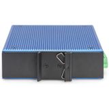 Digitus - Dn-651153 - Netwerk-switch - Zwart - Blauw - Unmanaged - 8 Gigabit Ethernet-poorten - 4 PoE-geschikte poorten