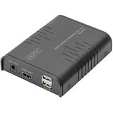 DIGITUS HDMI KVM IP Extender Receiver - extra eenheid voor DS-55529 - FullHD 1080p/60Hz - HDMI 1.3 HDCP 1.4 - Plug & Play