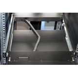 DIGITUS - 19" HD TFT-console - Zwart - Met 16-poorts HDMI KVM-switch