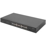 Digitus - DN-95348-2 - Netwerkswitch - Grijs - 24-poorts - 19-inch
