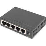 Digitus - 5-poorts Gigabitswitch - Zwart - Netwerkschakelaar