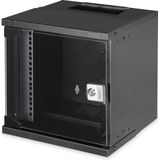 DIGITUS - Netwerkkast - 10 Inch - Zwart - Wandmontage - SOHO Pro