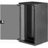 DIGITUS - Netwerkkast 10 Inch - 12 UH - Wandmontage - Zwart - Serie SOHO Pro