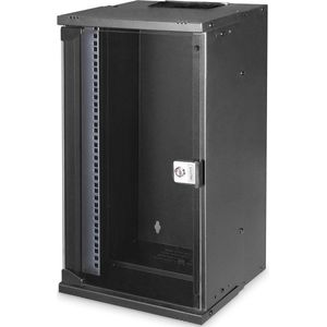 DIGITUS - Netwerkkast 10 Inch - 12 UH - Wandmontage - Zwart - Serie SOHO Pro