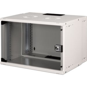 Netwerk Rack - Zwart - Staal - 7 HE - 327 mm Inbouwdiepte