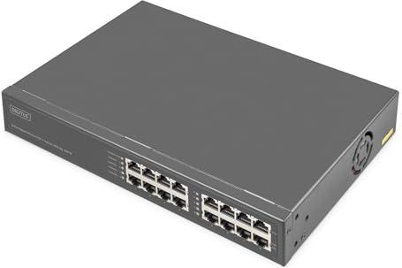 Digitus - DN-95118 - Netwerkschakelaar - Grijs - 8 Poorten, 802.3bt, 250 W