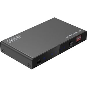 DIGITUS - DS-55339 - HDMI Splitter - 1x2 - UHD 8K/60 Hz - HDCP 2.3 - HDMI 2.1