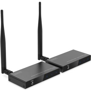 Digitus - Draadloze HDMI Extender - Splitter Set - Zwart - HDMI 1.4a - 100 m