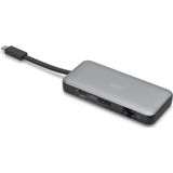 Hoog Niveau - USB-C Dock - Zwart - Aluminium - 7-in-1 Met 4K HDMI