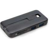 Hoog Niveau - USB-C Dock - Zwart - Aluminium - 7-in-1 Met 4K HDMI