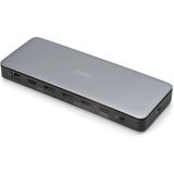 DIGITUS USB-C Docking Station - 13 Poorten - Grijs - Multiport Hub