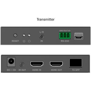 Digitus - HDMI Fiber IP Extender Set - 4K/60Hz - Video Omzetters