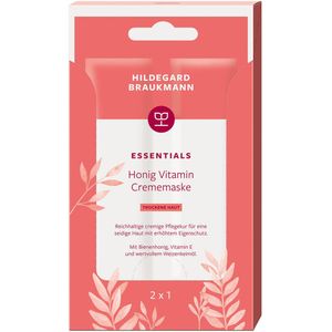 Hildegard Braukmann ESSENTIALS Honing Vitamine Crème Masker Packung mit 12 x 14 ml