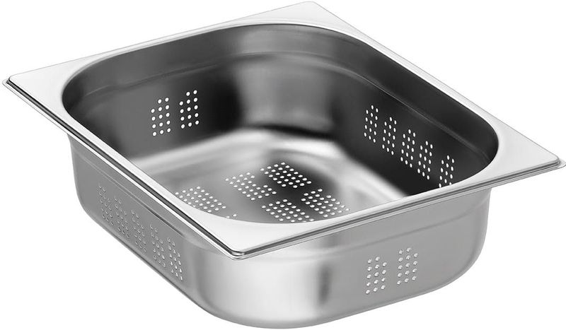 Bartscher - A102100 - GN Bak - Zilver - 6,5L - Geperforeerd