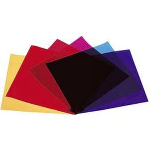Eurolite Kleurfolie Set van 4 stuks Rood, Blauw, Groen, Geel Geschikt voor (podiumtechniek): PAR 64, PAR 36, PAR 56
