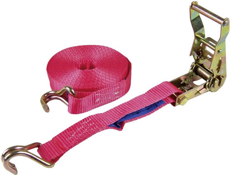 Berger & Schröter 60035 Spanband (tweedelig) Trekkracht (lc) vastbinden (enkel/direct)=750 daN (l x b) 6 m x 25 mm Rate