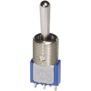 APEM Hefboomschakelaar, 2 x aan/uit-/(aan) 5647MA 250 V/AC 3 A momentaan/0/momentan, 1 stuk