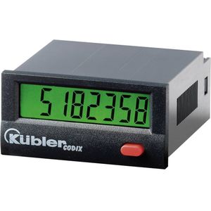 Kübler Impulszähler Codix 132 AC, Einbaumaße 45 x 22 mm, N/A