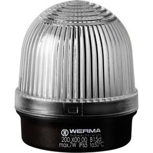 Werma Signaltechnik Signaallamp 200.400.00 200.400.00 Wit Continulicht 12 V/A - 12 V/D - 24 V/A