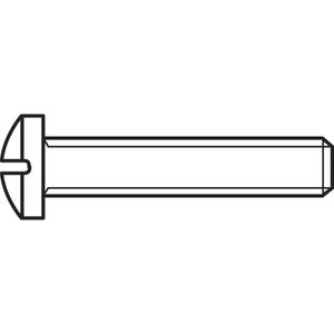 TOOLCRAFT 815470 lensschroeven M4 10 mm kruiskop Phillips DIN 7985 staal galvanisch verzinkt 10